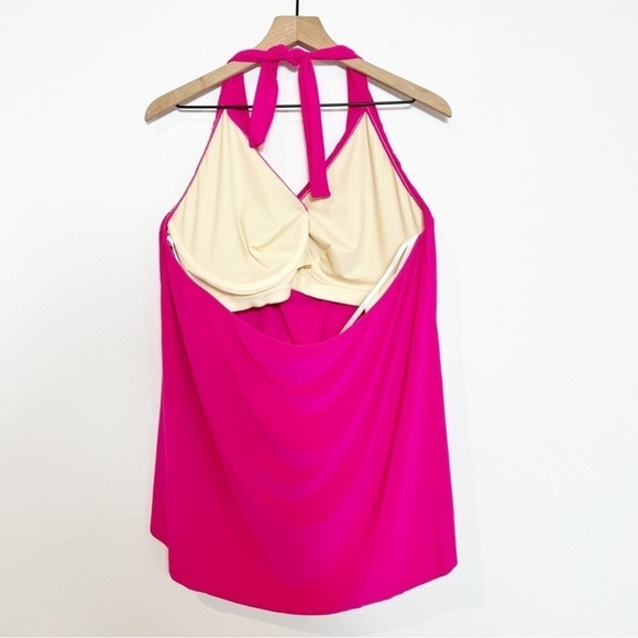 MAGICSUIT SOPHIE UNDERWIRE TANKINI TOP PLUS SIZE 24W ROSE BRAND NEW - Picture 4 of 8